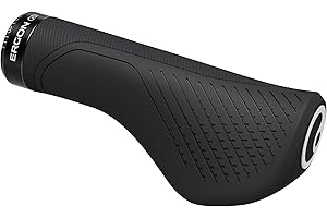 Ergon GS1 Evo Ergonomic Bike Grips – Comfort Wing Design, German Rubber, for Touring, Trail, E-Bike, and Fitness Riding