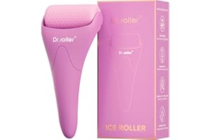 Dr.roller Ice Roller, Ice Roller Viso Uomo e Donna, Ghiaccio per Viso, Restringe i Pori, Allevia la Stanchezza, Elimina le Borse, Emicrania e Sollievo dal Dolore (Viola)