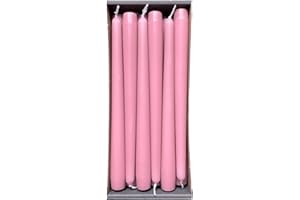 Nordring Tapered Candles 2.3 cm x 25 cm High Antique Pink Pack of 12