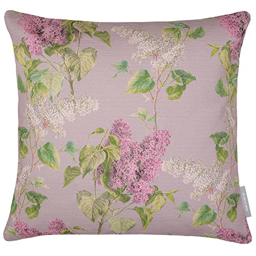 Outdoor Kissen Garten wasserdicht – Abend Garten – Design gedruckt & handgefertigt in Großbritannien – Taupe, Set of 2, 40 x 40 cm Cushions - 2