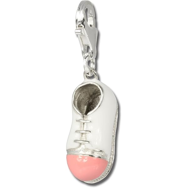 ESPRIT Damen Charm Anhänger „K“ – 925 Sterling Silber, Rhodiniert, Mit Karabinerverschluss