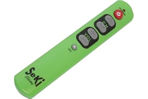 SeKi Smukły, uniwersalny, programowalny pilot zdalnego sterowania z dużymi przyciskami.