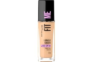 MAYBELLINE NEW YORK, flytande foundation, Fit Me Luminous + Smooth Foundation Classic Ivory 120, 30 ml