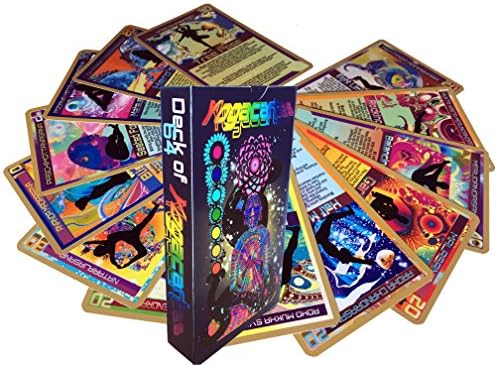 Yoga cards Deck for Chakras and Personal Development Meditation and Asanas useful Yoga advice in a Fun game