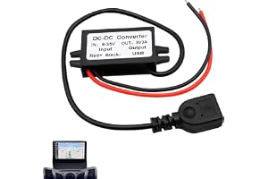 USB DC-DC 8V-32V till 5 V omvandlare, 12 v 5 v omvandlare, 12 V/24 V till USB 5 V 3A, vattentät IP67, 3A 18 W omvandlare för