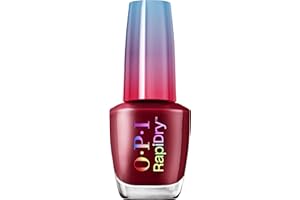 OPI RapiDry™ - Esmalte de uñas secado rápido - Sin Imperfecciones ni Marcas - Esmalte Vegano - Skip a Beet - Esmalte de Uñas Rojo (9ml)