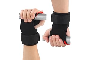 ZOFORY Paski do podnoszenia, pomoc do treningu siłowego z wyściełaną ochroną nadgarstka 5 mm i matą antypoślizgową, pomoc przy ciągnięciu, pomoc przy ciągnięciu, do gimnastyki, do treningu siłowego, dla