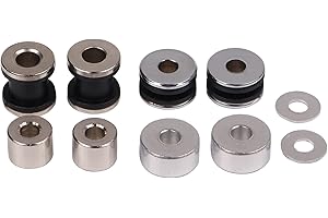 BID4ZE Compatibilità del kit hardware di aggancio per Sissy Bar rimovibile Per Harley Touring Electra Road Street Glide Road King 1997-2008