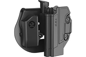 Orpaz C-Series G17 Holster Compatible with Glock 17 OWB Holster - Unisex - Will Secure Your Handgun with a Tactical Appearance