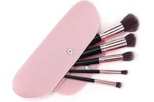 Royouzi Podróżny uchwyt na pędzle do makijażu, przenośna kosmetyczka, organizer na pędzle do makijażu, przenośny organizer do przechowywania w podróży, do przechowywania pędzli, kosmetyczka, na podróż