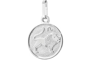 NKlaus Segno zodiacale in argento Sterling 925, diametro 12 mm, ciondolo oroscopo