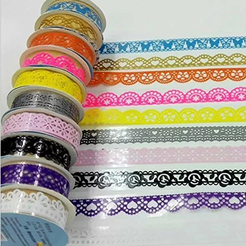 Pegajoso adhesivo decorativo Domire algod n cinta adhesiva de para
Manualidades color 7 pcs