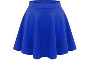 Pretty Fashion Kids Skater Skirt Girls Flared Flowy High Waisted Dance Childrens School Skirt Ages 5-13