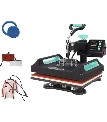 Horgelu 5 in 1 Heat Press Machine 12x15 Inch Heat Transfer