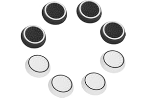 FYY Thumb Grips Set,Controller Thumb Stick Grips Caps,Joystick Replacement Cap Thumb Grip Compatible with PS5, PS4, Xbox One, Xbox Series X/S, Nintendo Switch Pro Controller accessories-8pcs