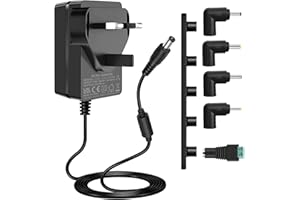 AMZFWING 24V 1A Power Supply Adapter AC 100V-240V to DC 24Vdc 24W Transformer, fit for 24 Volt 1.0A 1000mA 0.5A 500mA 0.1~1A Led Strip Light Essential Oil Diffuser, (NOT Battery Charger).