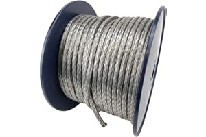 3mm Silver Dyneema SK75 12 Strand High Strength Rope x 20 Metres - RopeServices UK