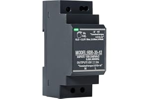 BuyWeek Din-Rail strömförsörjning 30 W 12 V 2 A, AC till DC omkopplingsenhet strömtransformator för styrning AC 100 V-240 V D
