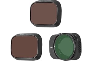 Skyreat ND Filter für DJI Mini 3 Pro, Mehrfach Beschichtete Filter Kamera Objektiv Filterset kompatibel mit DJI Mini 3 Pro Zubehör, 3er-Pack (CPL ND8 ND16)-(Plastic Version