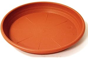 Blim Veca - Soucoupe Ronde en Terre Cuite, 19 cm (pour Pot de Fleurs 20 cm)