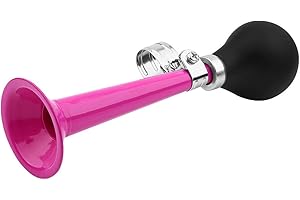 PWSHYMI Vélo Hooter vélo Air klaxon vélo Cyclisme rétro Chrome métal Hooter Fort Cloche Bugle Trompette Alarme Caoutchouc Presser Ampoule