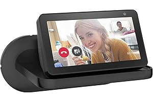 PlusAcc Support Mural pour Google Nest Hub 2 & Show 5 & Show 11 - Support pour Autres Petits Haut-parleurs - Solution Peu encombrante - Noir