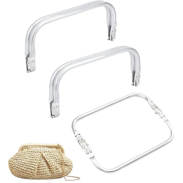 Chiusura Per Borsa A U - 4 Pezzi Cornice In Alluminio Per Borse Fatte A Mano - Foto 8