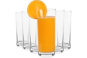 ARGON TABLEWARE Verres Highball traditionnels - 360 ml - coffret cadeau de 6 verres