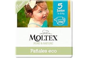 Moltex Pure & Nature Öko-Windeln Größe 5 (13-18 kg) - 176 Windeln