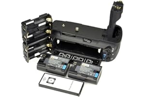 DSTE® Infrarot Fernbedienung Batterie Griff für Canon EOS 5D Mark II 5D2 DSLR Digital Kamera als BG-E6 mit (2 packung) LP-E6