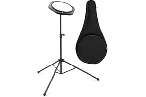 Tiger DHW4-BK 20 cm podkładka treningowa i zestaw do stojaka dla początkujących, rozgrzewki i ćwiczenia oddech Tom Rudiments