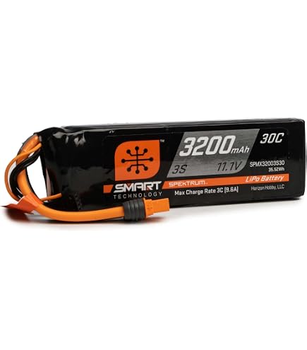 11,1 V 5000 mAh 3S 50C Smart Hardcase Batterie LiPo : IC5 11,1 V 5000 mAh 3S 50C Smart Hardcase Batterie LiPo : IC5