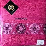 BABYCHISPITAS JUEGO DE TOALLAS 3 PZAS. 450 GRS. 100% ALGODON. MOD. ALYSON (ALYSON FUCSIA)