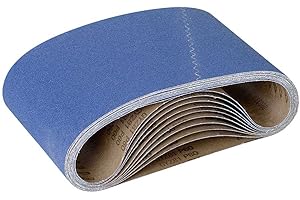 RETOL Nastri abrasivi, 750 x 200 mm, G80, p. levigatrici a nastro, corindone zirconio (10 Pz.)