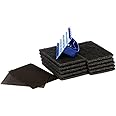We Can Source It Ltd - The Chemical Hut Blue Griddle Scourer Holder with Cleaner Pads and Mesh Screens for Cleaning Ovens, Grills, Pans etc - Pack of 10 Screens and 10 Pads with 1 Scourer Holder