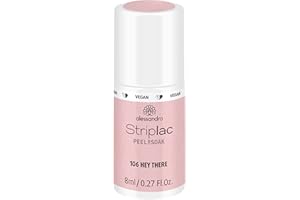 ‎ALESSANDRO alessandro Striplac UV-Nagellack Hey There – Schonend und langanhaltend – Einfache Entfernung dank Peel-Off-Technologie – Vegan und tierversuchsfrei – 8 ml