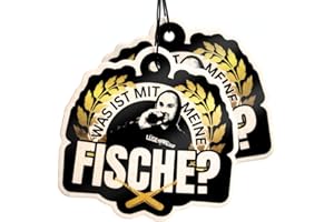 ZETTMANN® NEU: 2er Premium Familie Ritter Duftbaum Auto Lustig I Norman Ritter Duftbaum I Karin Ritter Duftbaum Raus mit die Viecher (Norman, Vanille)