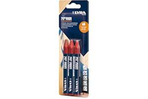 Lyra 4878005-3 gessetti a olio, molto stabili, colore: Rosso