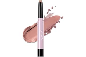 Jutqut Lidschatten Stift, Glitzer Metallic Lidschatten Schimmer Eyeliner Stick, Wasserfest & Langlebige Liquid Eyeshadow Pencil, cremiger Matte Textur Finish, Augen Highlighter Makeup Stick, #01