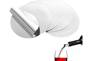 YUGUOLAN 20 Stück Wein Ausgießer, Weinausgießer Plättchen, Weineinschenker, Einschenkhilfe, Wein Einschenkhilfe Tropffre, Für Weinflaschen Party Geburtstag Hochzeit