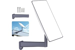 EDUP HOME Starlink Long support mural, longueur étendue, kit de montage Starlink pour kit Internet Starlink Satellite V2, conçu pour l'installation murale, avant-toit et façade