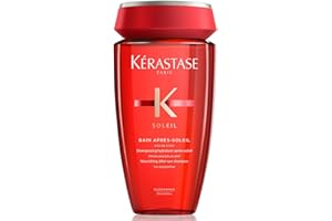 Kérastase Soleil, Champú Hidratante, Para pelo expuesto al sol, Antiencrespamiento y Protector Solar, Bain Après-Soleil, 250ml