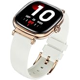 boAt Chrome Ivory Smart Watch for Women, co-Designed with GIVA, 1.7" AMOLED Display, 1000 nits Brightness, Premium Metallic Build, Female Wellness Tra