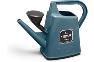 etree Heritage Watering Can with Rose Midnight Blue 1 Gallon (5L)
