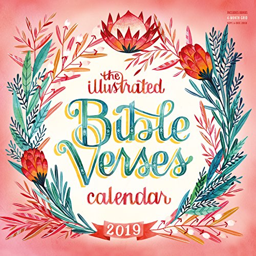 2019 the Illustrated Bible Verses Wall Calendar