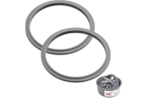 JZK 2 pezzi guarnizioni di ricambio per Nutribullet Blender 600 900 Serie, guarnizioni con labbro, guarnizioni in gomma grigia, O-ring, mixer pezzi di ricambio