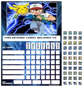 Pokemon Reward Chart Free Printable