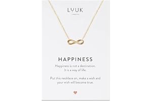 LUUK LIFESTYLE Feminine Halsketten aus Edelstahl mit Anhänger, trendiger alltagstauglicher Schmuck, Reisebegleiter, Urlaub oder Alltag, trendige Geschenkidee für Sie, in Silber, Gold und Rosa