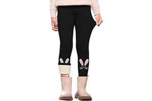 YloveM Leggings Chauds Collants Enfant en Coton Thermique avec Imprimé Pantalon d'hiver pour Fille