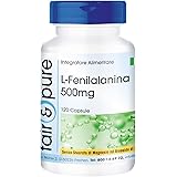 Fair & Pure® - L-Fenilalanina 500mg - Aminoacido essenziale - Vegan - 120 Capsule